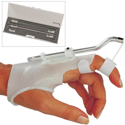 Kit single Orfitube adjuster, 5 putkea + päätyholkkia + kiinnitintä