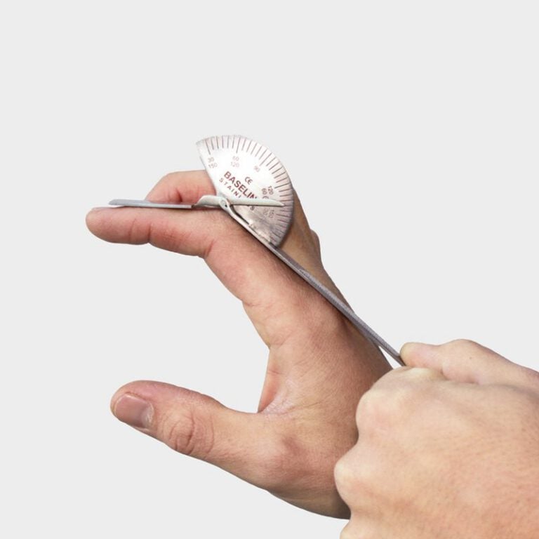 Sormigoniometri metallinen, 15 cm